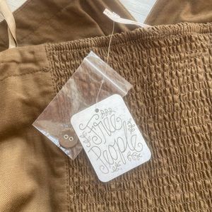 Free people chocolate brown top